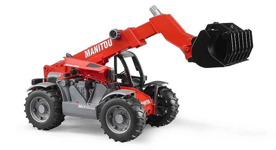 Машинка BRUDER Дорожный погрузчик с телескопической стрелой MLT 633, М1:16, 02125