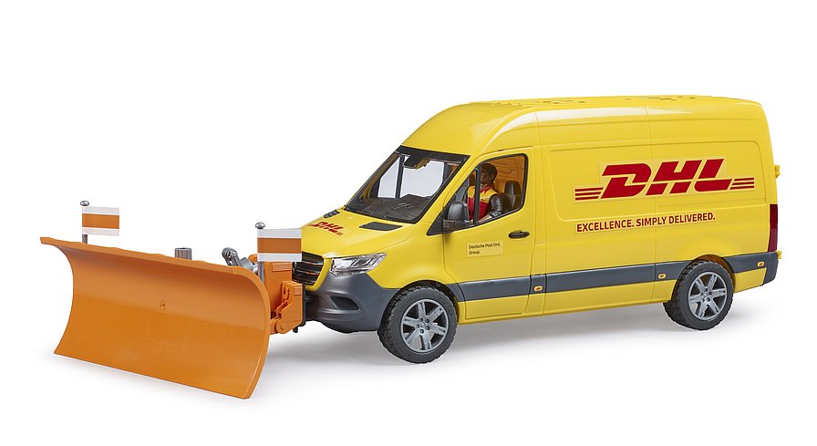 Игровой набор BRUDER Автомобиль MB Sprinter курьер DHL с фигуркой 1:16, 02671