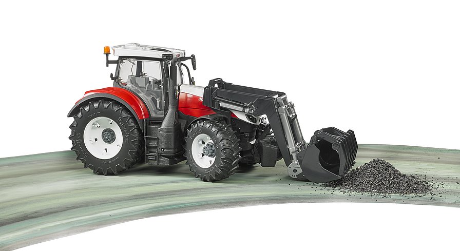 Игрушка BRUDER Трактор Steyr 6300 Terrus с погрузчиком, М1:16, 03181