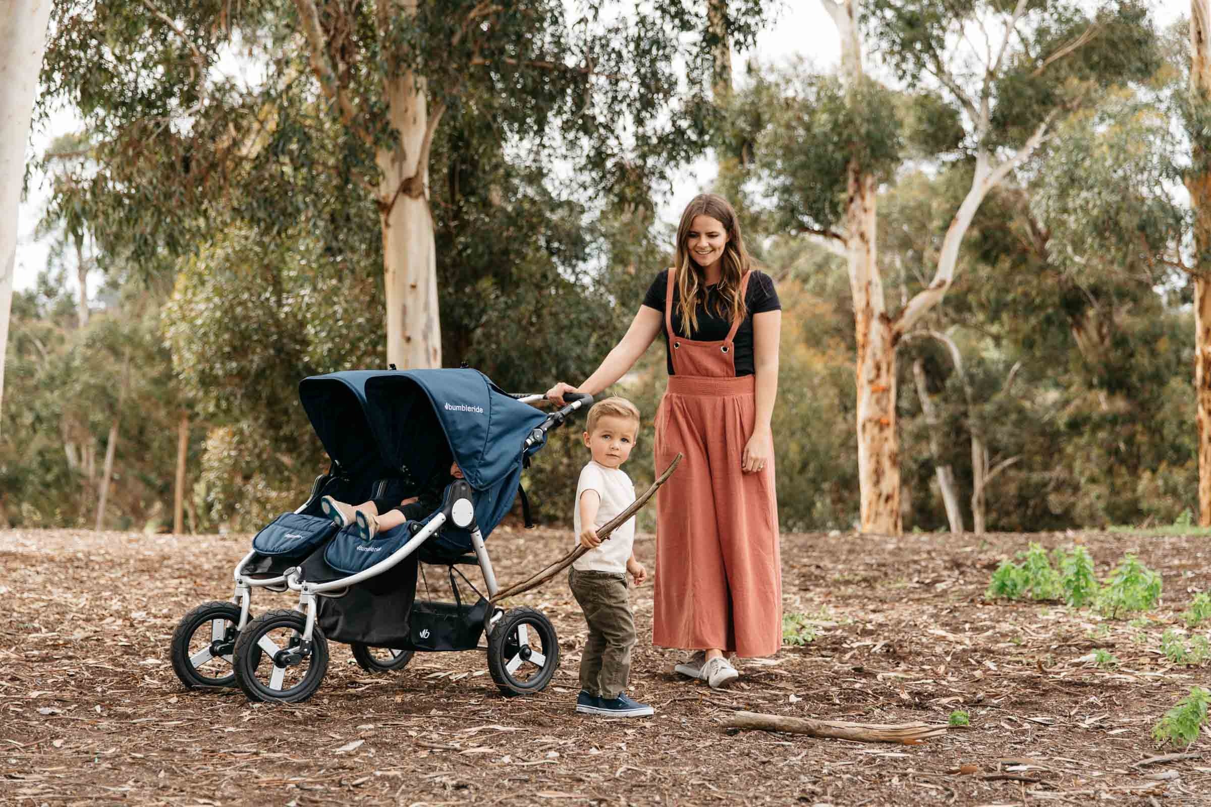 Универсальная коляска 2 в 1 для двойни Bumbleride Indie Twin