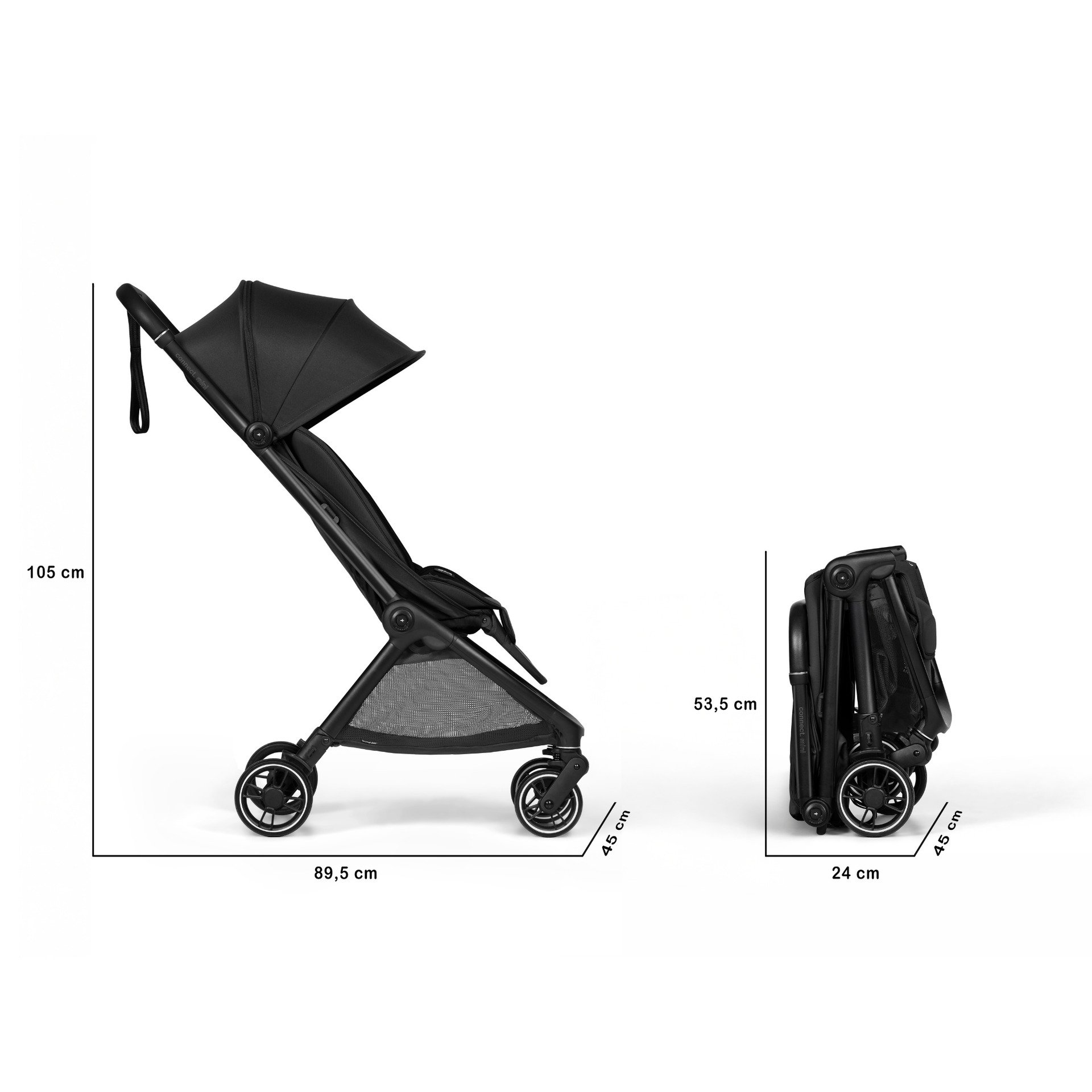 Прогулочная коляска коляска Bumprider Connect mini