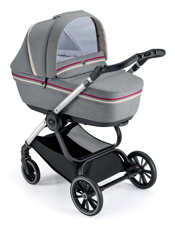 Детская универсальная коляска 2 в 1 Cam TECHNO MILANO (рама черная)