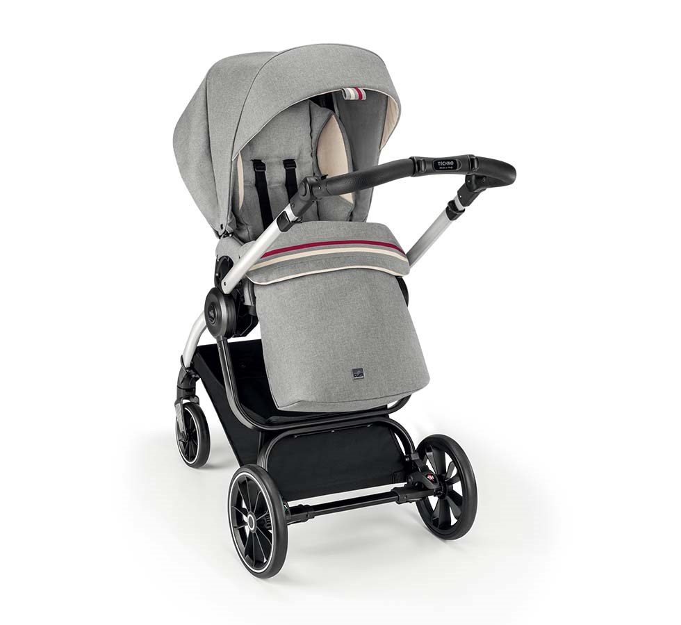 Детская универсальная коляска 2 в 1 Cam TECHNO MILANO (рама золотая)