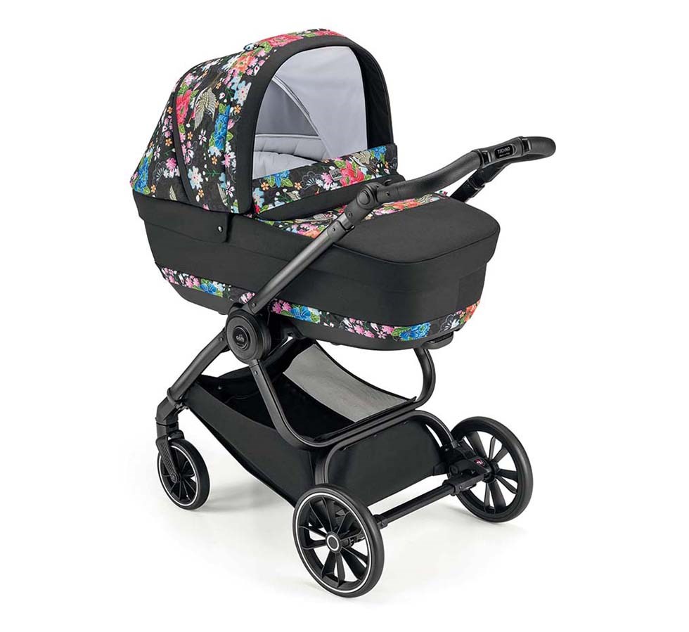 Детская универсальная коляска 2 в 1 Cam TECHNO MILANO (рама черная)