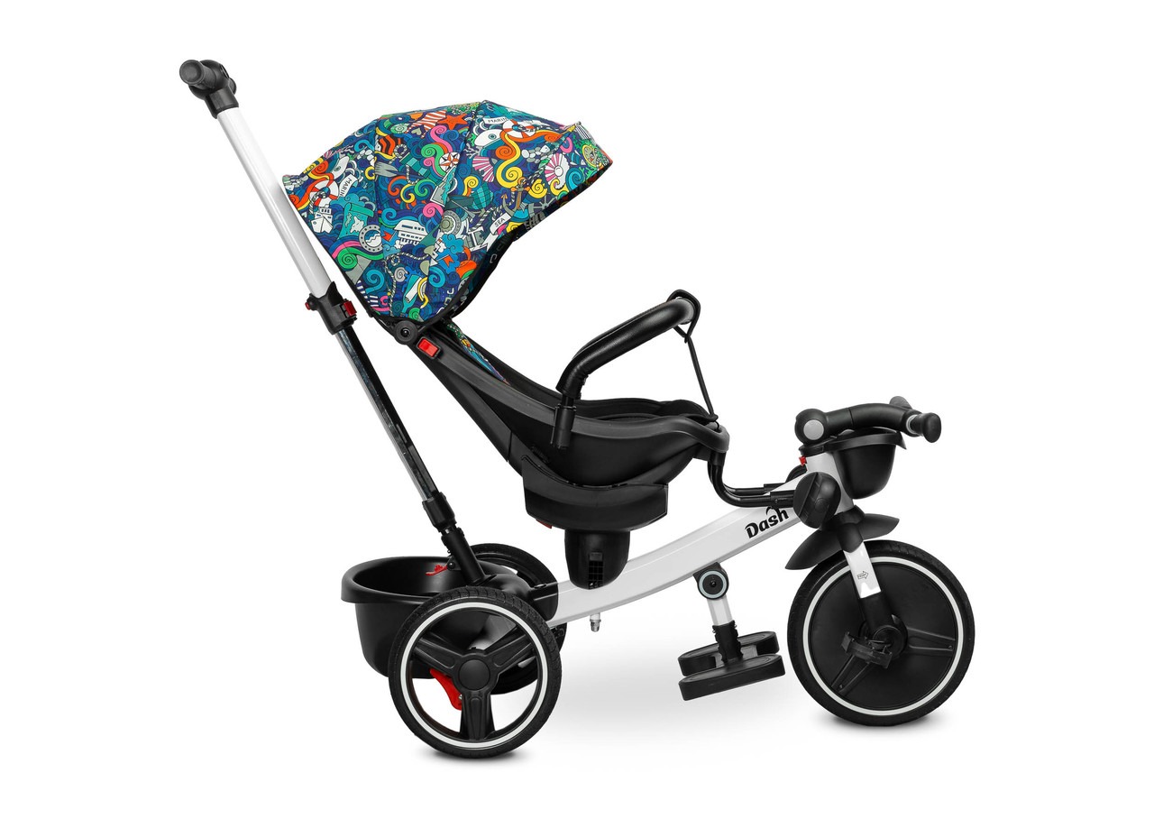 Детский 3-колесный велосипед Caretero (Toyz) Dash с родительской ручкой