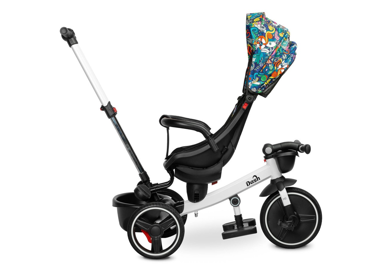 Детский 3-колесный велосипед Caretero (Toyz) Dash с родительской ручкой