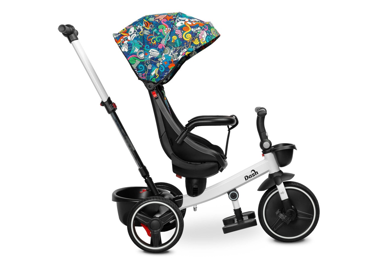 Детский 3-колесный велосипед Caretero (Toyz) Dash с родительской ручкой