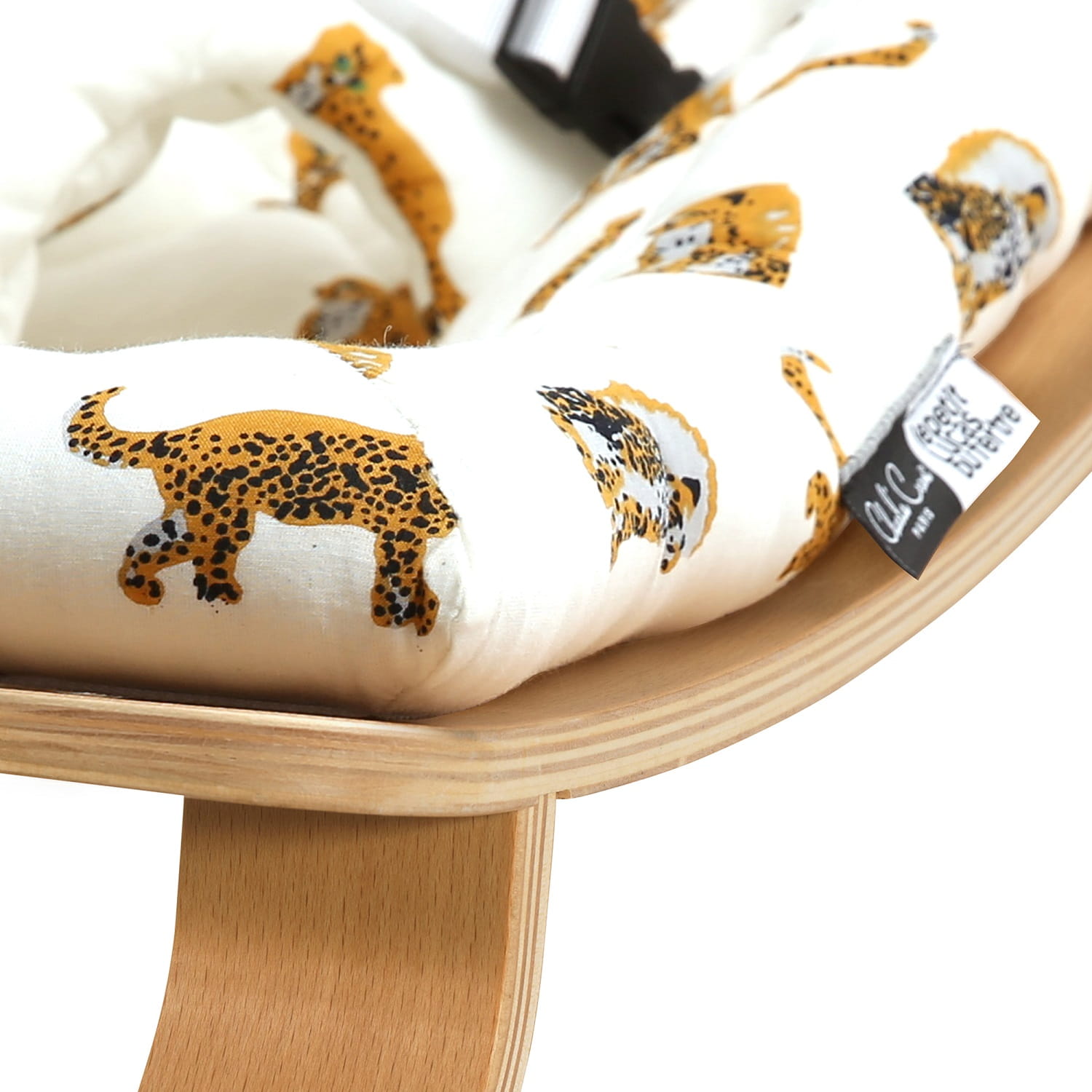 Детский шезлонг-качалка Charlie Crane Levo in Beech (основание бук)