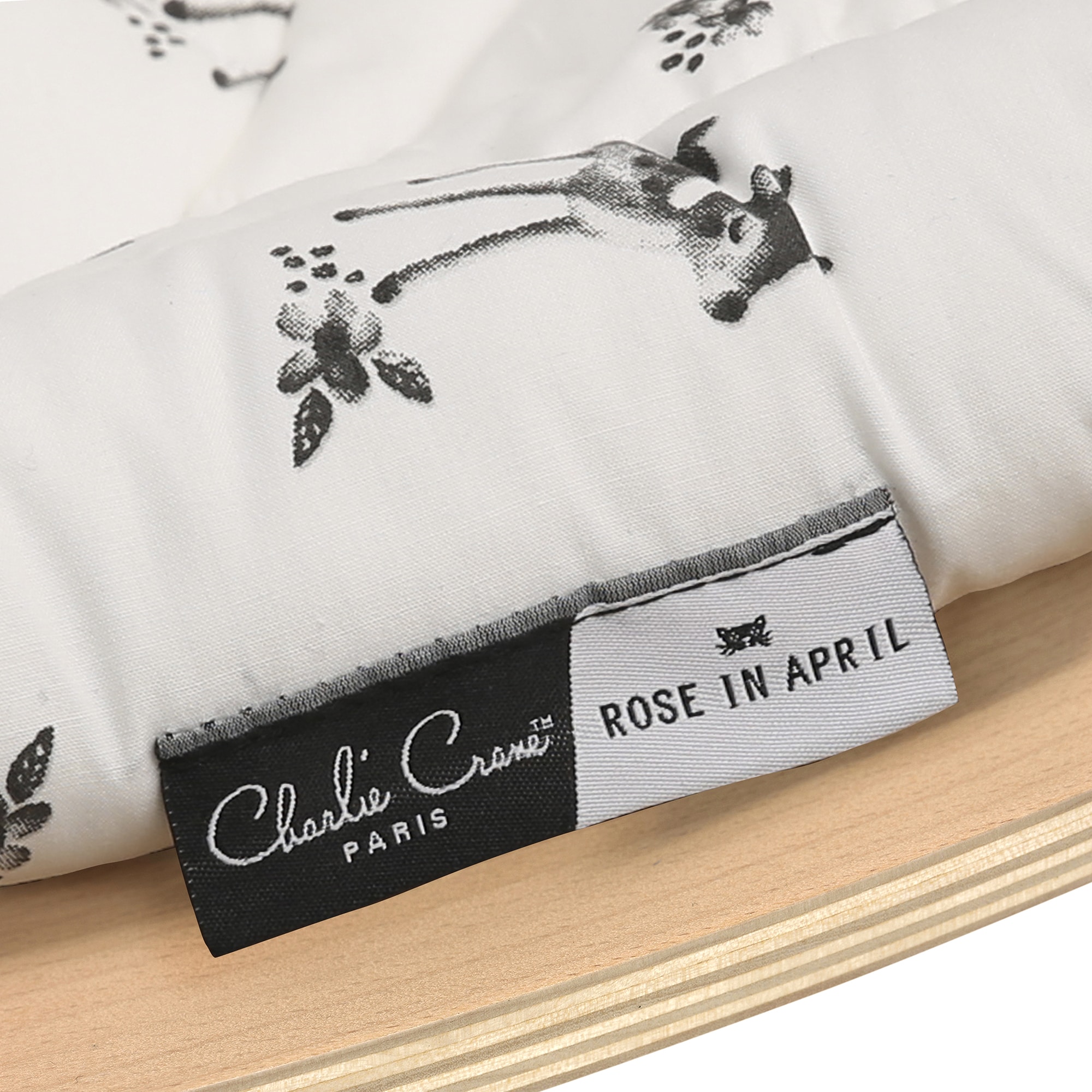 Детский шезлонг-качалка Charlie Crane Levo in Beech (основание бук)