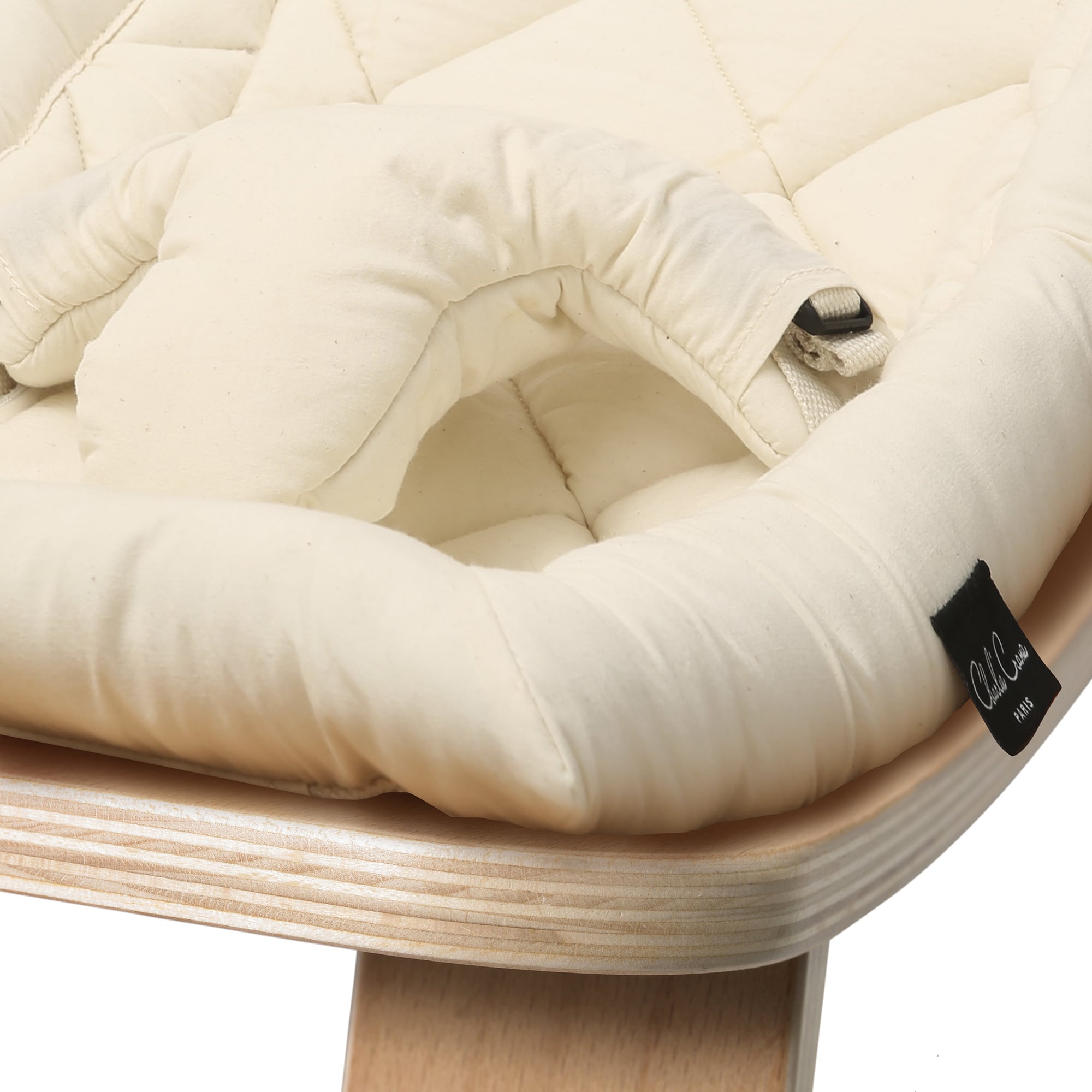 Детский шезлонг-качалка Charlie Crane Levo in Beech (основание бук)