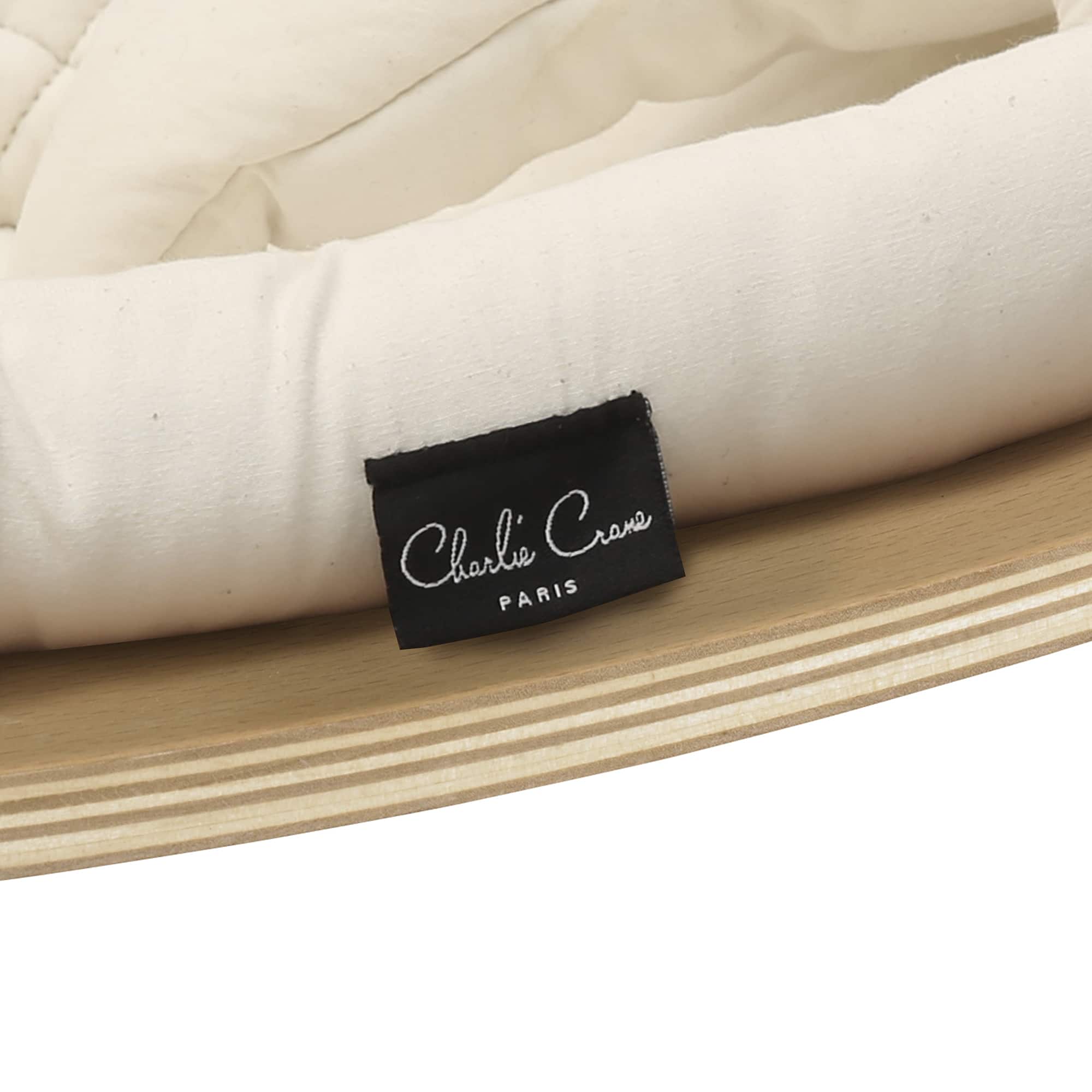 Детский шезлонг-качалка Charlie Crane Levo in Beech (основание бук)