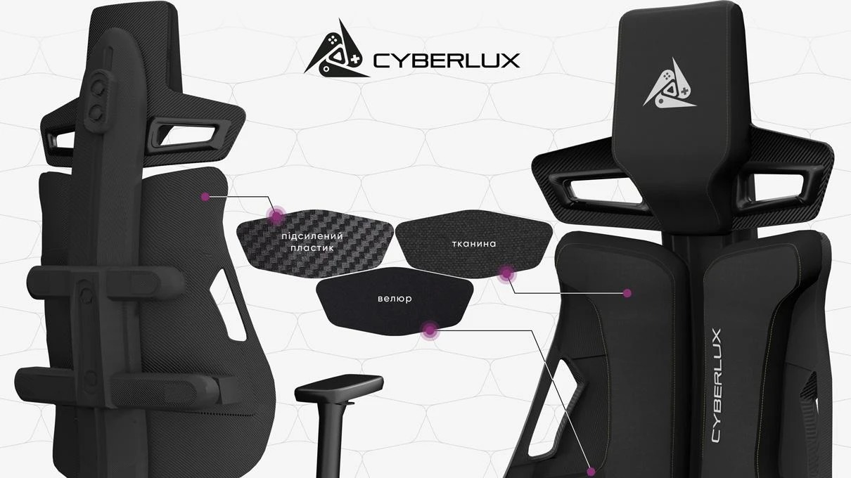 Геймерское кресло Cyberlux Fabric GM- V8
