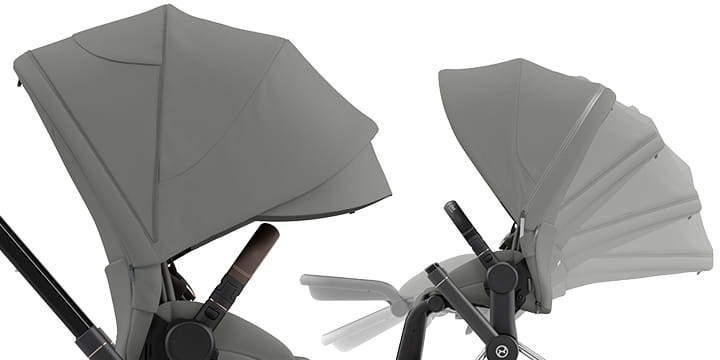 Универсальная коляска 3 в 1 Cybex Priam 4.0 шасси Rosegold (автокресло Cloud T i-Size PLUS)