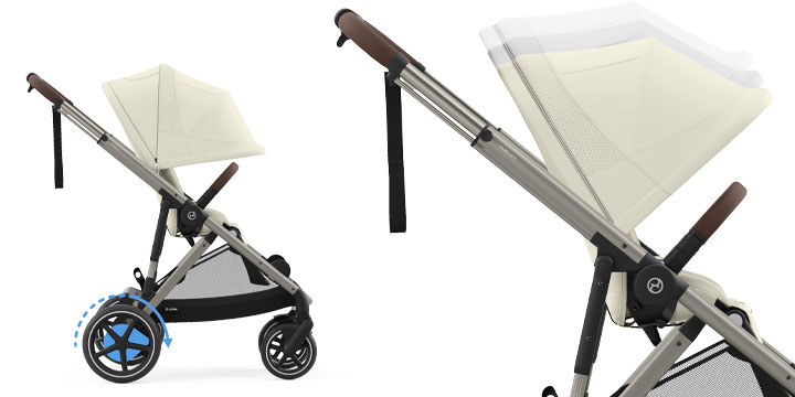 Прогулочная коляска для двойни Cybex e-Gazelle S