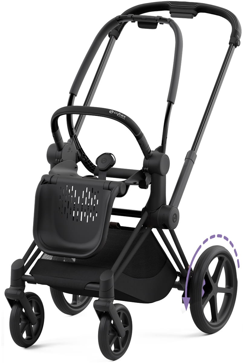 Универсальная коляска 2 в 1 Cybex e-Priam 4.0 на шасси Rosegold