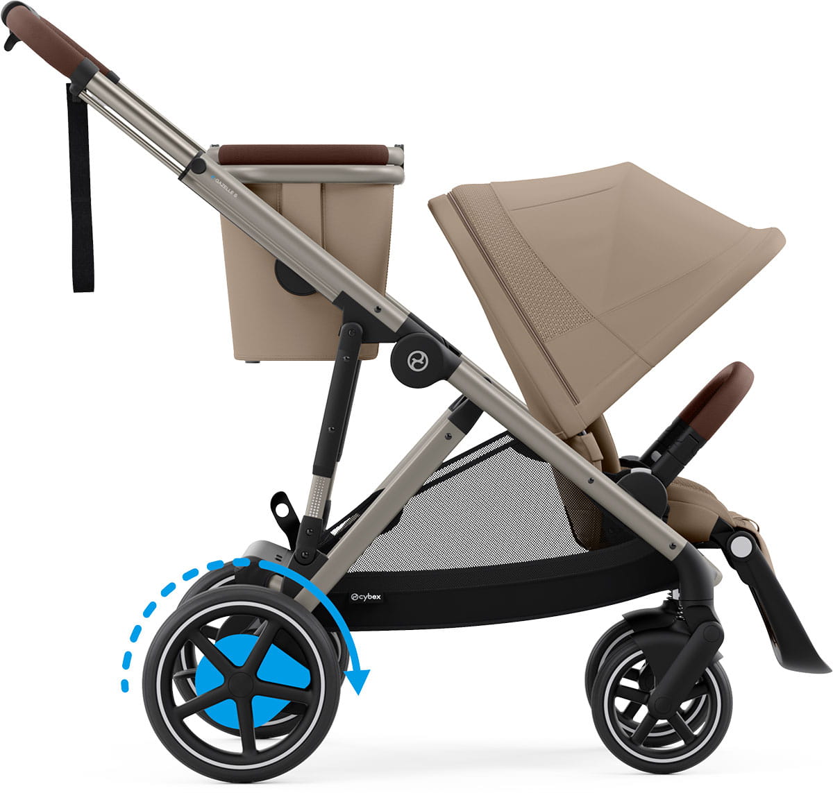 Прогулочная коляска для двойни Cybex e-Gazelle S