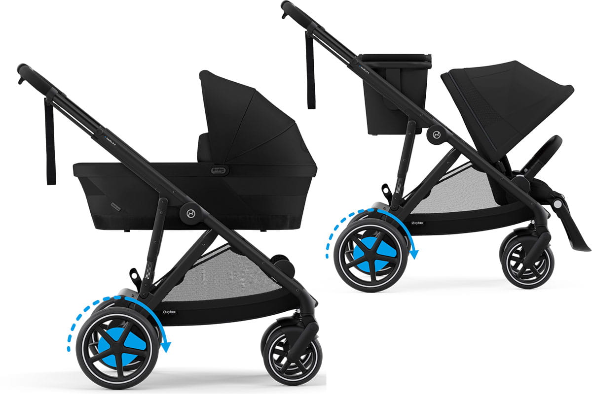 Прогулочная коляска для двойни Cybex e-Gazelle S