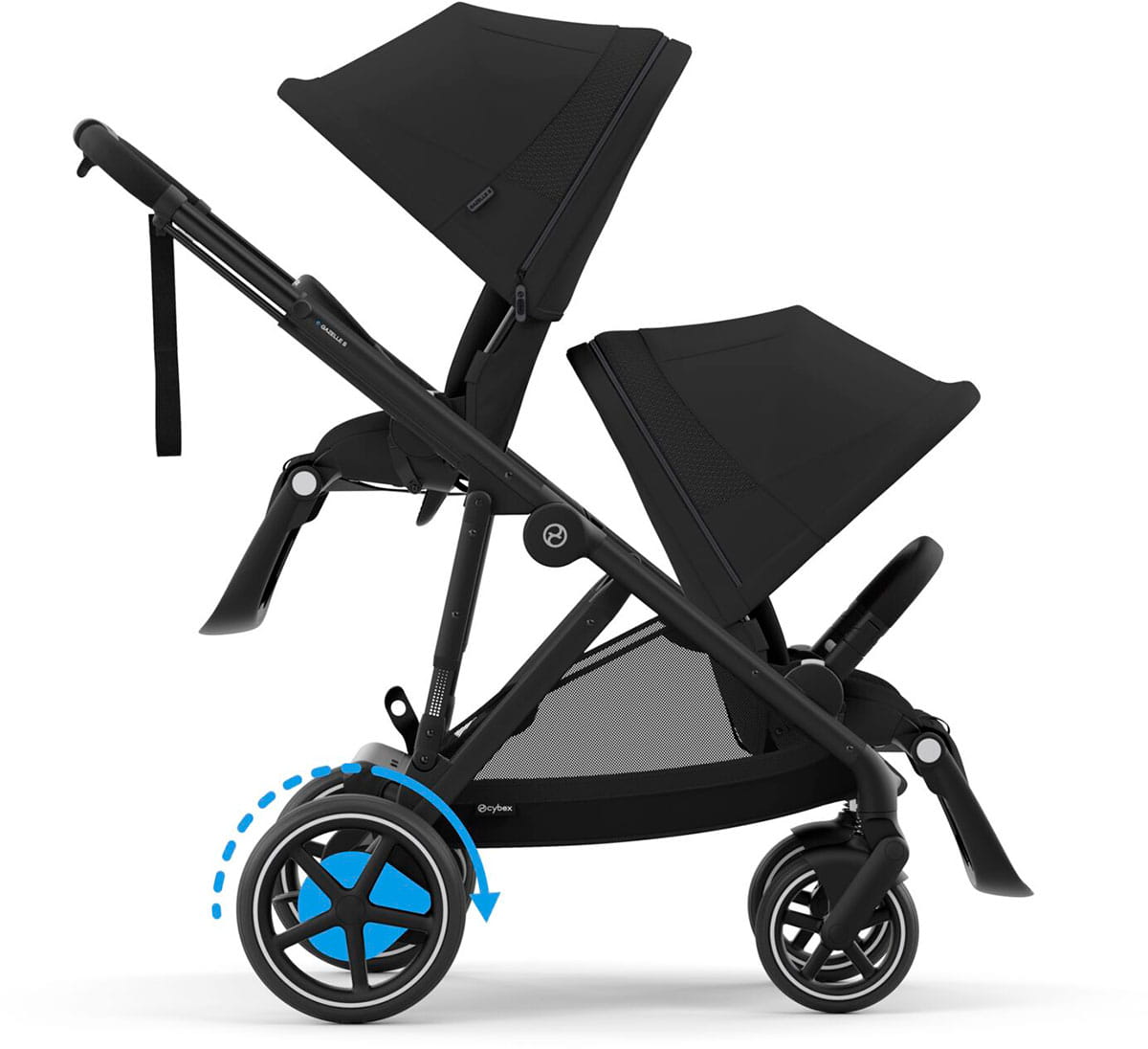 Прогулочная коляска для двойни Cybex e-Gazelle S