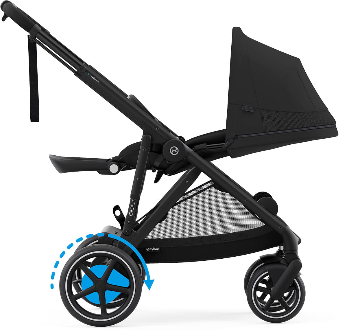 Прогулочная коляска для двойни Cybex e-Gazelle S