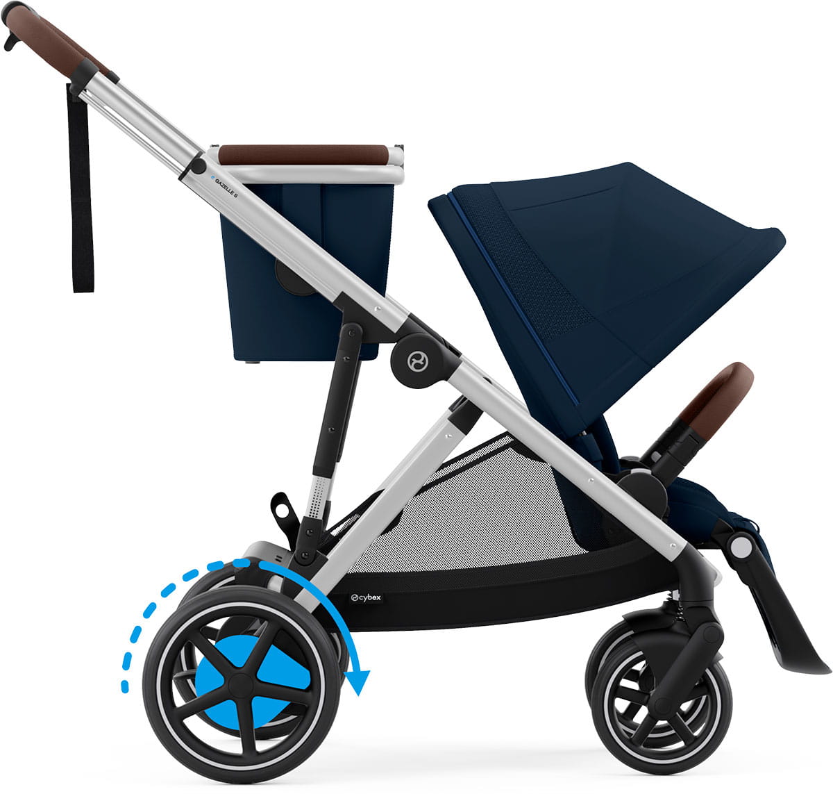 Прогулочная коляска для двойни Cybex e-Gazelle S