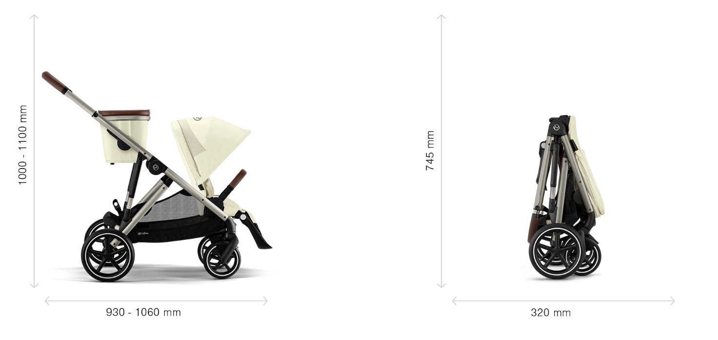 Универсальная коляска 2 в 1 Cybex Gazelle S 2.0