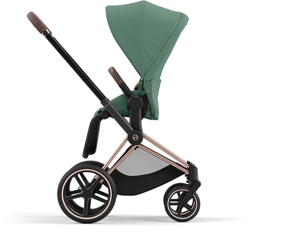 Универсальная коляска 2 в 1 Cybex e-Priam 4.0 на шасси Rosegold