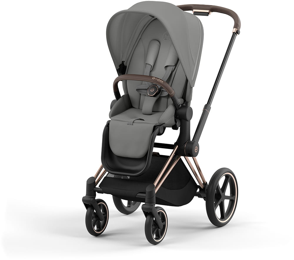 Универсальная коляска 2 в 1 Cybex Priam 4.0 на шасси Rosegold