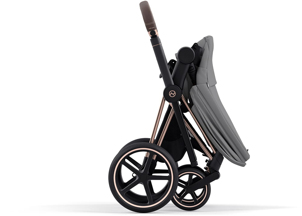 Универсальная коляска 2 в 1 Cybex e-Priam 4.0 на шасси Rosegold