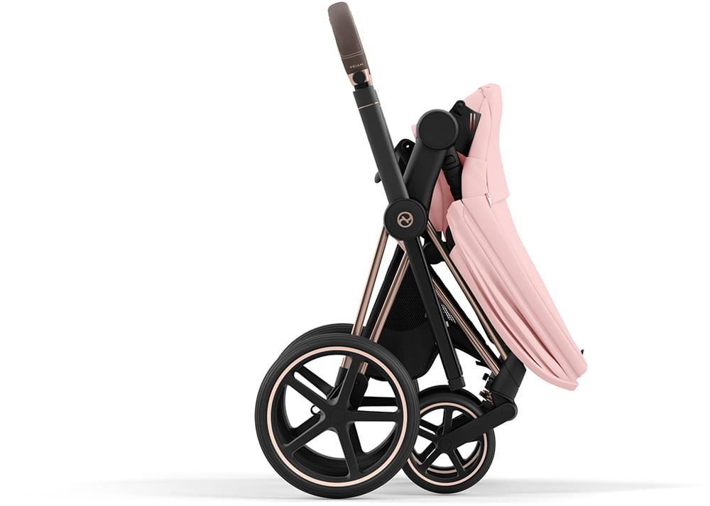 Универсальная коляска 2 в 1 Cybex e-Priam 4.0 на шасси Rosegold