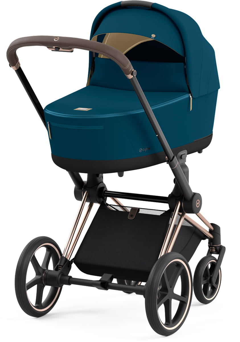 Коляска для новорожденных Cybex Priam 4.0 на шасси Rosegold