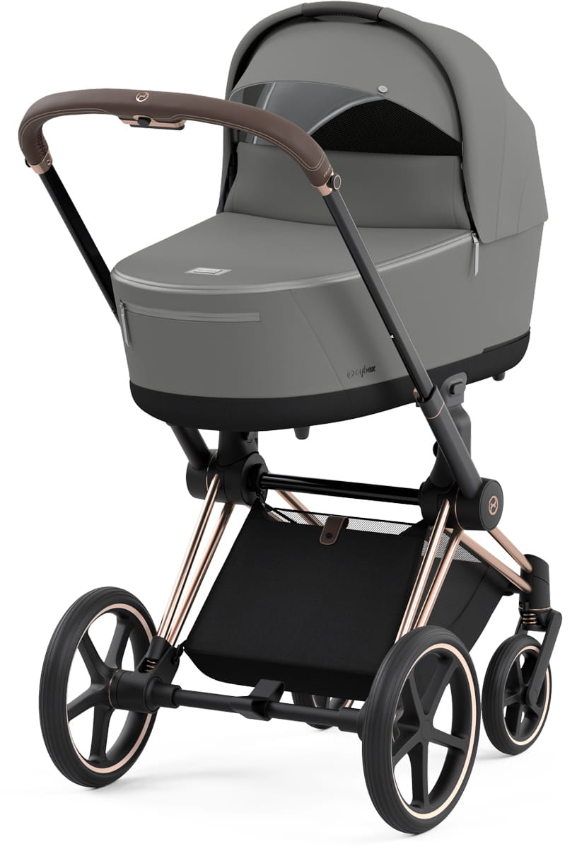 Коляска для новорожденных Cybex Priam 4.0 на шасси Rosegold
