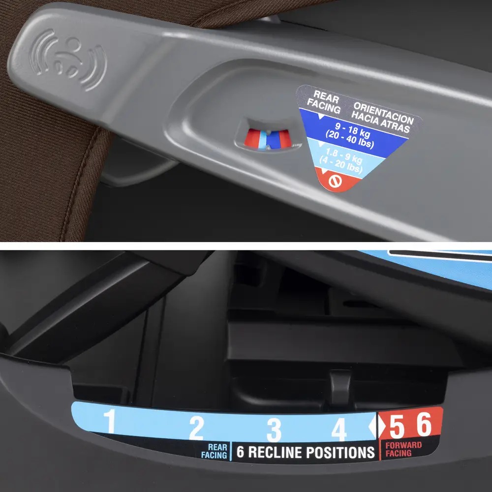 Автокресло Evenflo All4One DLX с технологией SensorSafe