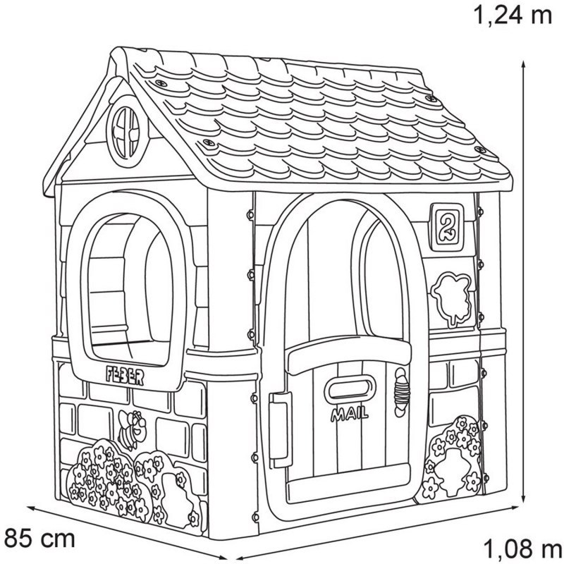 Детский игровой домик Feber Pink Fantasy House, 12222