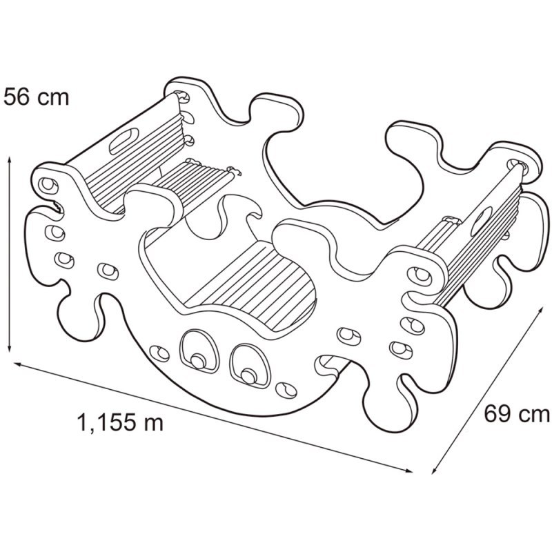 Стол-качель для пикника Feber Ghost Picnic Table, 10242