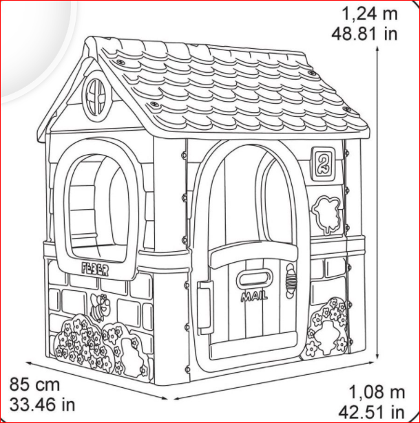 Детский игровой домик Feber Fantasy House, 10237