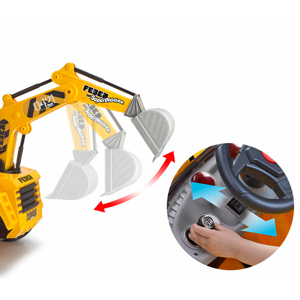Электромобиль-экскаватор Feber Supper Digger 12 В, 12320