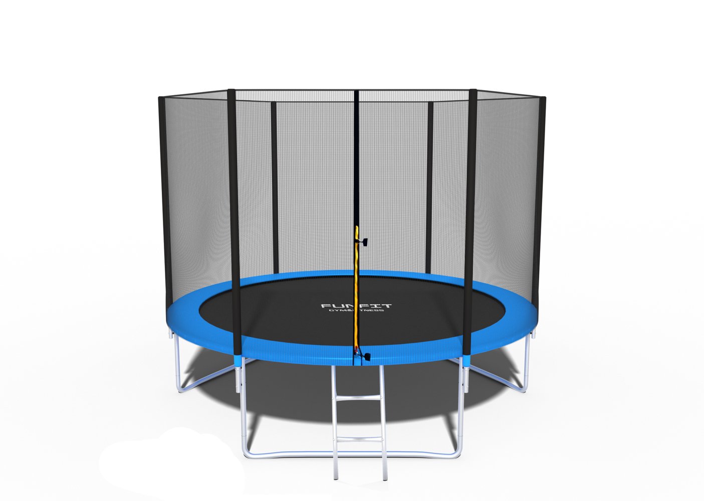 Батут Funfit с сеткой и лестницей 312 см, 846