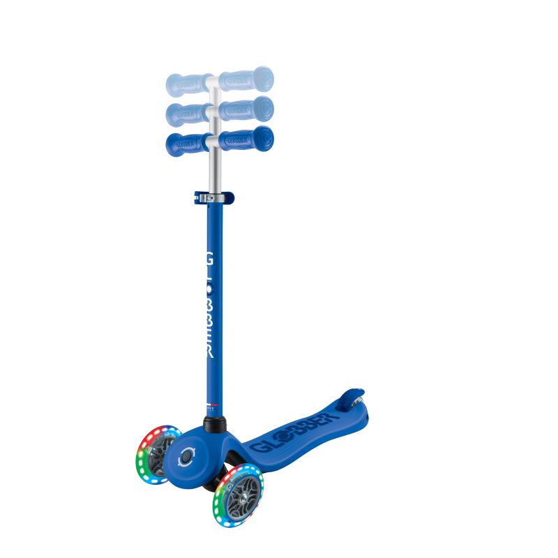 3-колесный самокат Globber Go up sporty с подсветкой колес