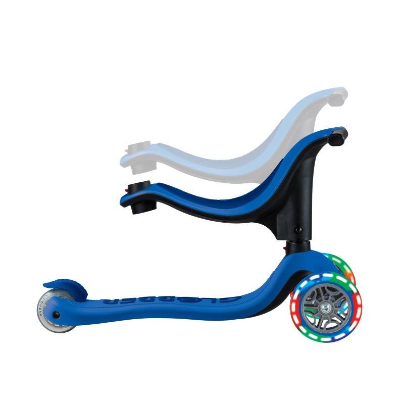 3-колесный самокат Globber Go up sporty с подсветкой колес
