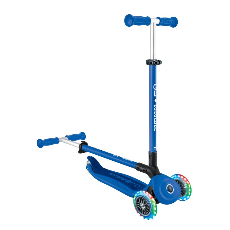 3-колесный самокат Globber Go up active с подсветкой колес