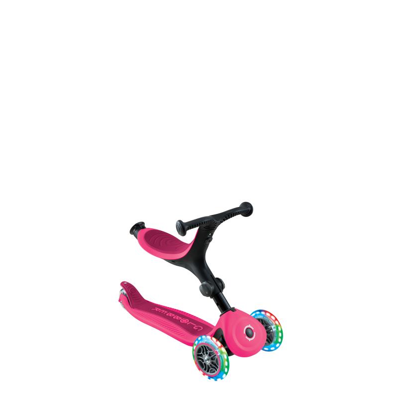 3-колесный самокат Globber Go up active с подсветкой колес
