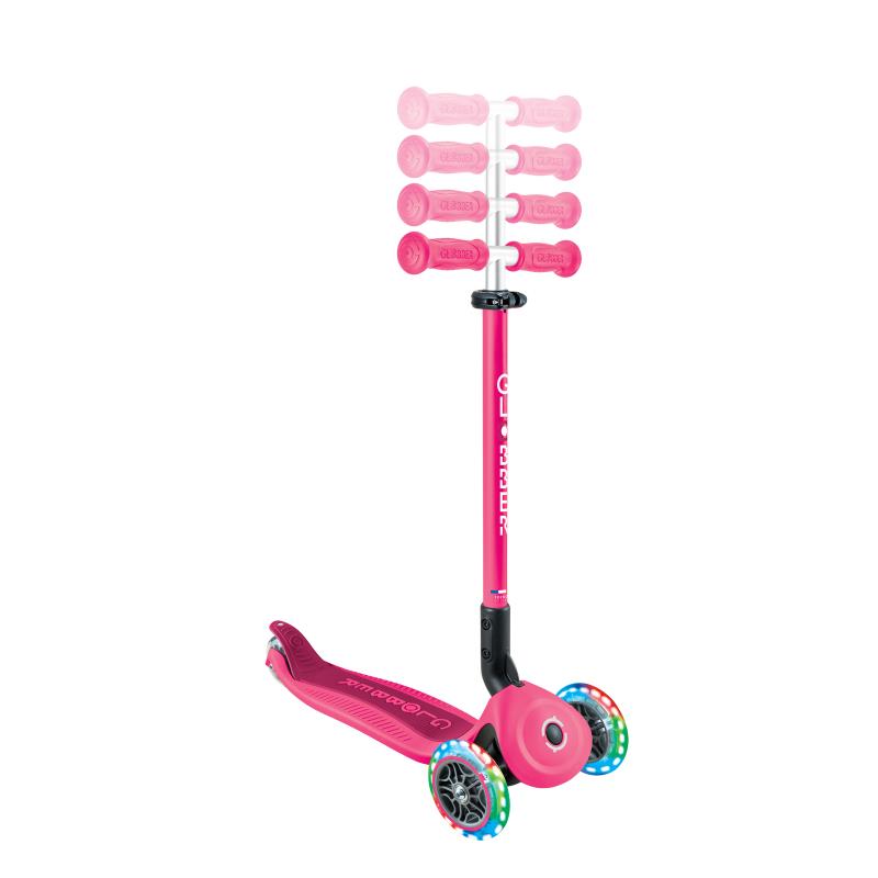 3-колесный самокат Globber Go up active с подсветкой колес