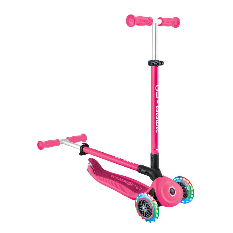 3-колесный самокат Globber Go up active с подсветкой колес