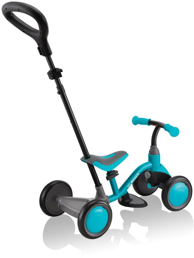 Детский 3-колесный велосипед Globber Learning Bike 3 в 1 Deluxe, 639