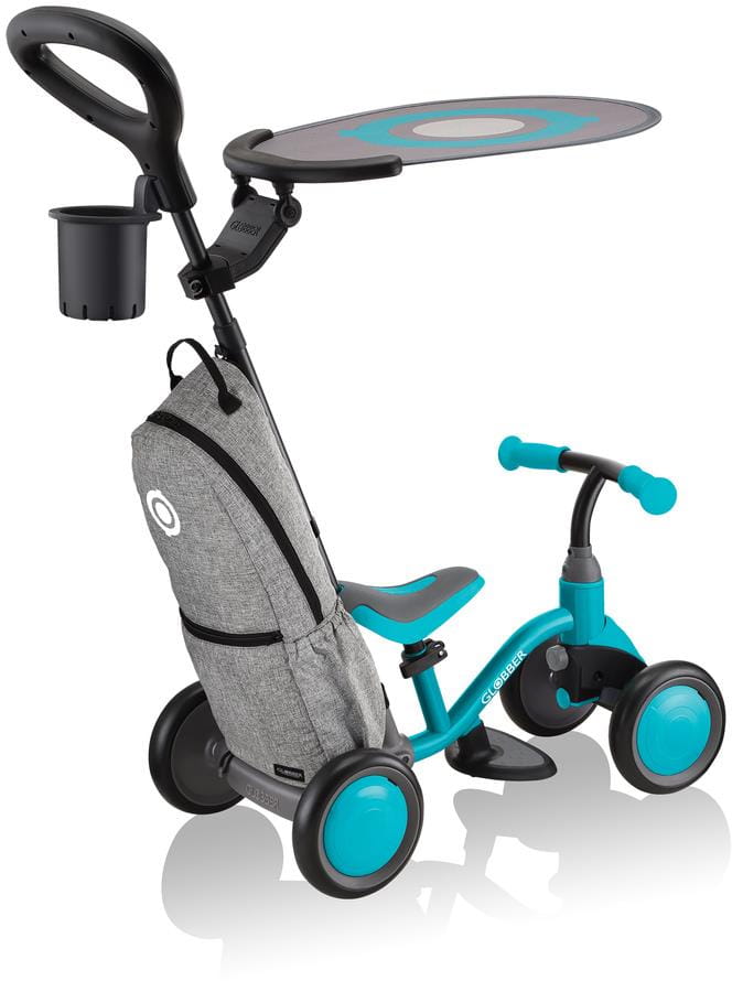 Детский 3-колесный велосипед Globber Learning Bike 3 в 1 Deluxe, 639