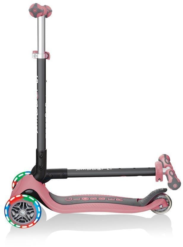 Детский 3-колесный самокат 3 в 1 Globber Go-up deluxe fantasy lights с сиденьем и родительской ручкой, 646