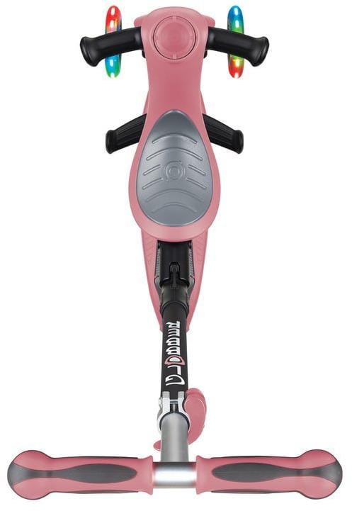 Детский 3-колесный самокат 3 в 1 Globber Go-up deluxe fantasy lights с сиденьем и родительской ручкой, 646