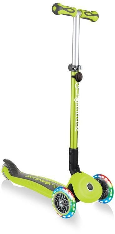 Детский 3-колесный самокат 3 в 1 Globber Go-up deluxe fantasy lights с сиденьем и родительской ручкой, 646