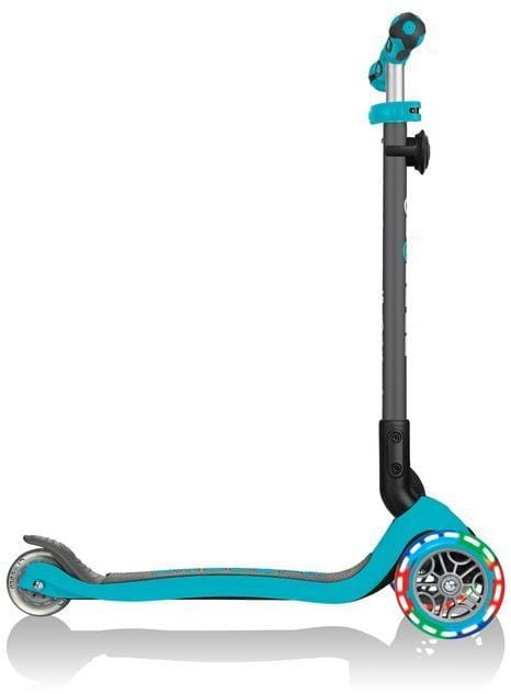 Детский 3-колесный самокат 3 в 1 Globber Go-up deluxe fantasy lights с сиденьем и родительской ручкой, 646