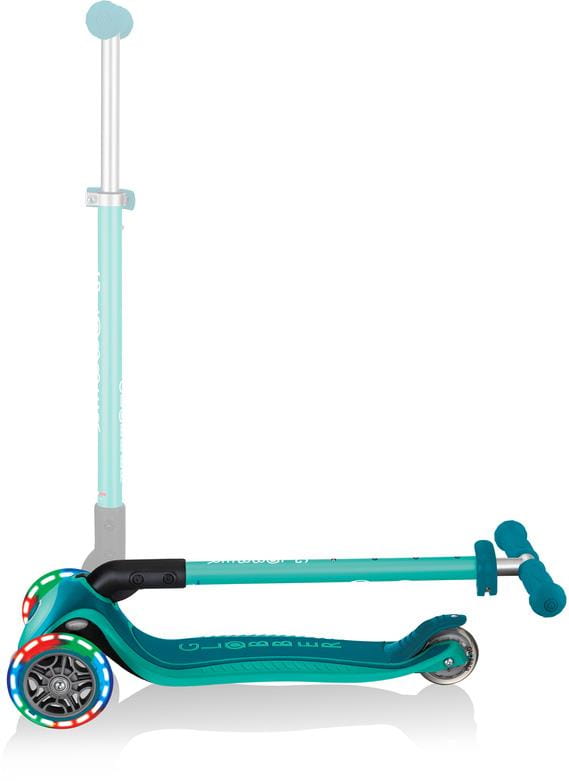 Детский 3-колесный самокат Globber Primo Foldable Plus Lights, 439